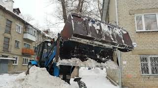 НАПРАСНЫЙ ТРУД. Зачистка дворов от снега.