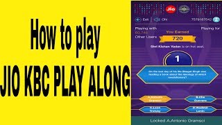 How to play JIO CHAT KBC PLAY ALONG screenshot 3