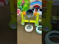 😱 Amazing Mini Tractor Making Cement Pillar | DIY Real Working Construction Machine 🚜 #shorts