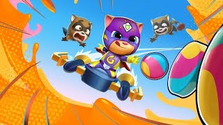 Talking Tom Time Rush Gameplay - Cat Runner - Cat Running for Gold and Chasing the Racoon screenshot 3