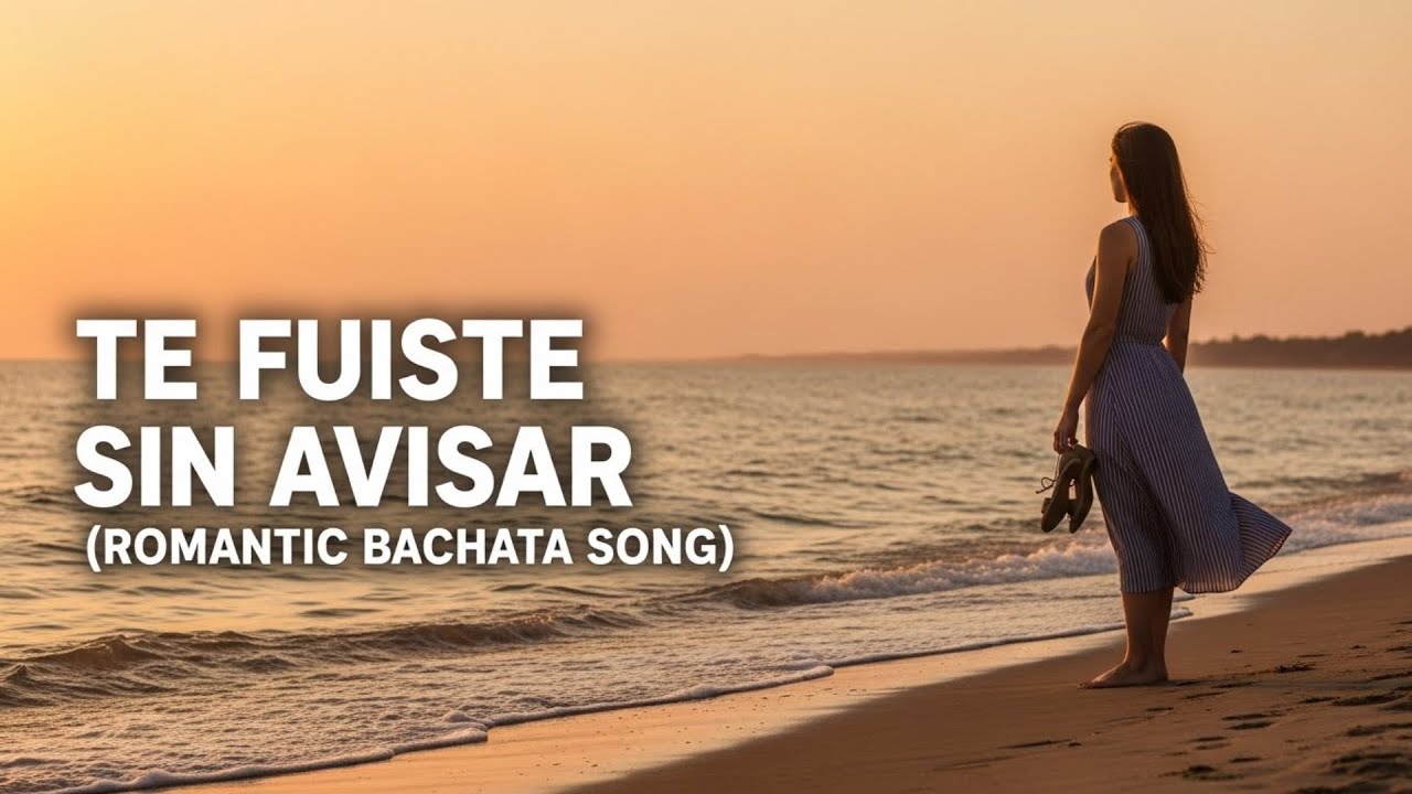 Te Fuiste Sin Avisar 💔 | Bachata Romántica Triste