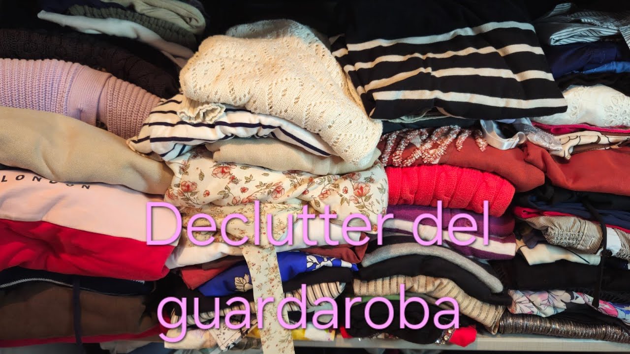 Declutter del mio guardaroba | Cambio stagione vestiti | Rose petals 🌹 