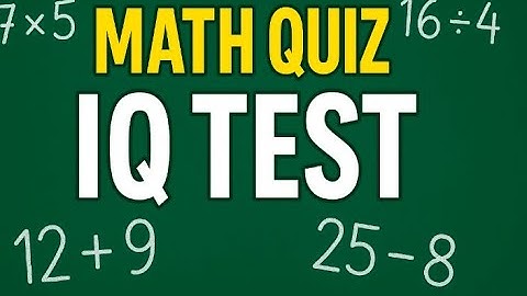 IQ Test | Math Quiz | Math Puzzle #foryou #iqtest #mathquiz