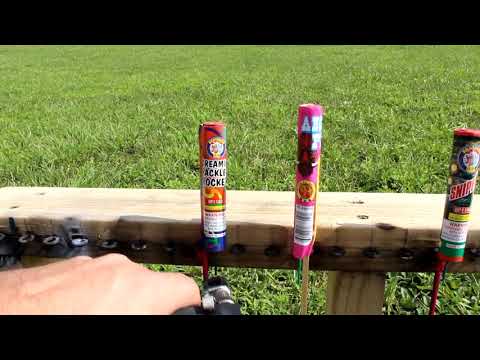 Screaming Rocket Comparison (5 Kinds) [Daytime]