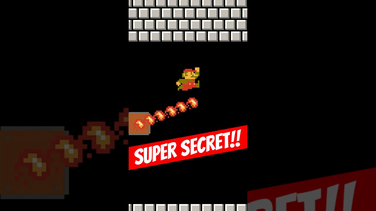 Ultimate World 2-4 SPEEDRUN trick in Super Mario Bros. (NES)!!