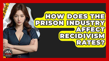 How Does The Prison Industry Affect Recidivism Rates? - Jail & Prison Insider