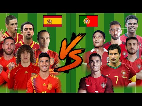 Spain Legends vs Portugal Legends💪(Ronaldo-Quaresma-Xavi-Iniesta)