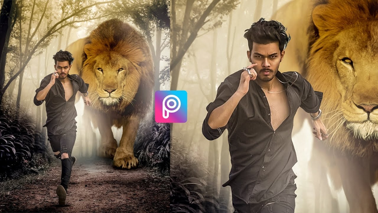 PicsArt Lion Editing | VIJAY MAHAR LION Photo Editing Tutorial in picsart  Step by Step in Hindi - YouTube