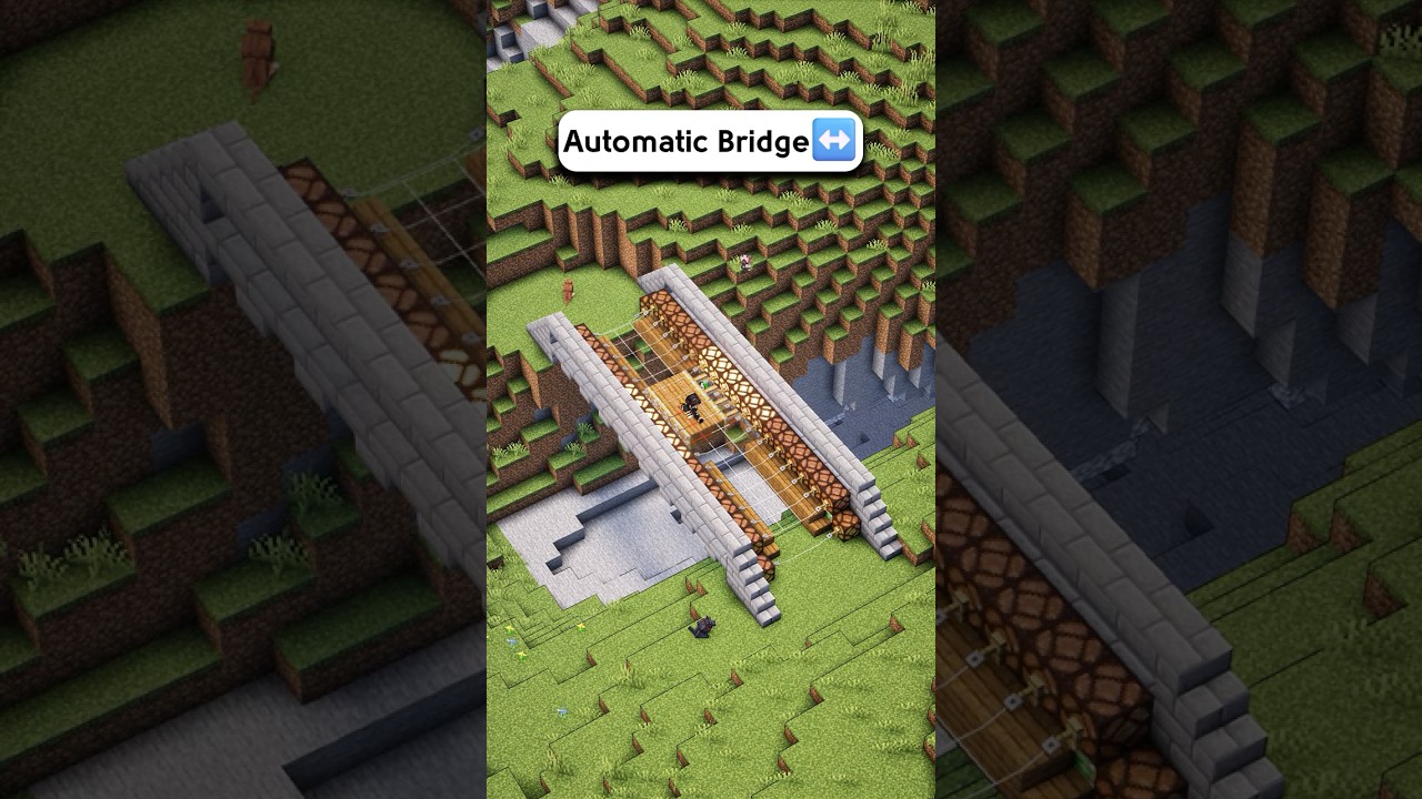 Minecraft: Автоматический мост↔️