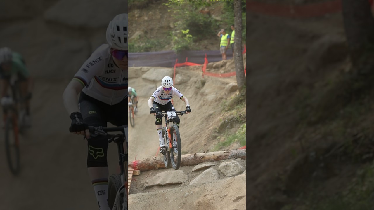 Puck Pieterse sending it in Val di Sole 🇮🇹 Can she take the win in Les Gets next week?🇫🇷