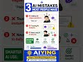 3 AI Mistakes Most People Make