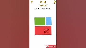 Brain Blow Level 73 Find the largest rectangle Walkthrough