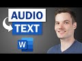 Microsoft Word Transcription Features Quiz