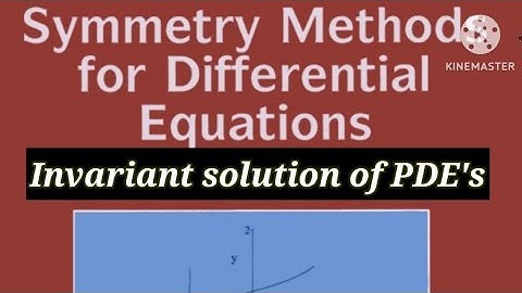 How to find invariant solution of PDE