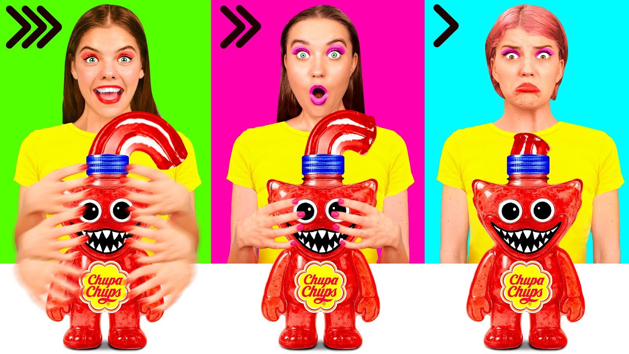 Быстрая Средняя или Медленная Скорость Еды Челлендж | Умные Гаджеты или Лайфхаки от DaZaZa Challenge