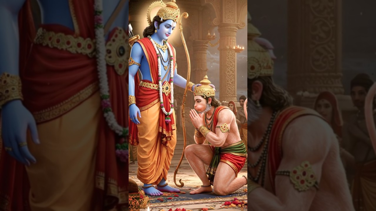 जिस पर सहायराम उसका बल नबाका हो 💐🙏🏻#shortvideos #hanumansongs #love #ramayanchaupai #jayshriram