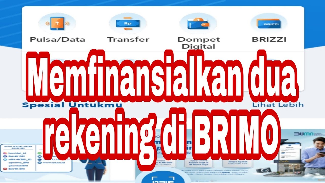 Tutorial mengatasi rekening ganda belum finansial di aplikasi BRIMO