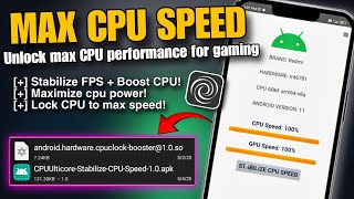 How To Stabilize CPU & Boost FPS in Games | No Root | Smooth Gaming Trick!