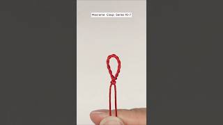 DIY Macrame Clasp Ideas | 2 Cords Button Knot Closure #shortstutorial #knot#knottingtutorial