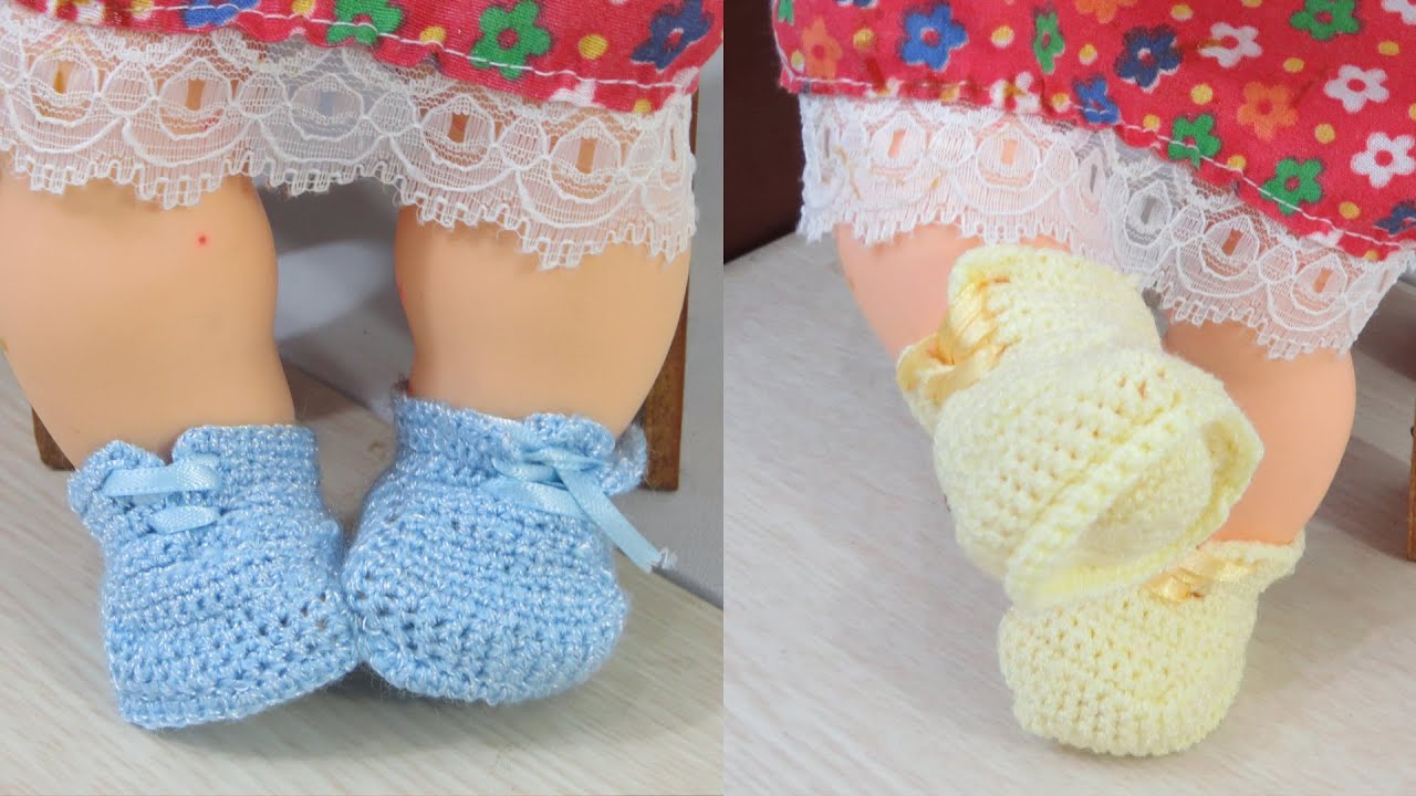 ZAPATITOS a CROCHET ¡FACIL!