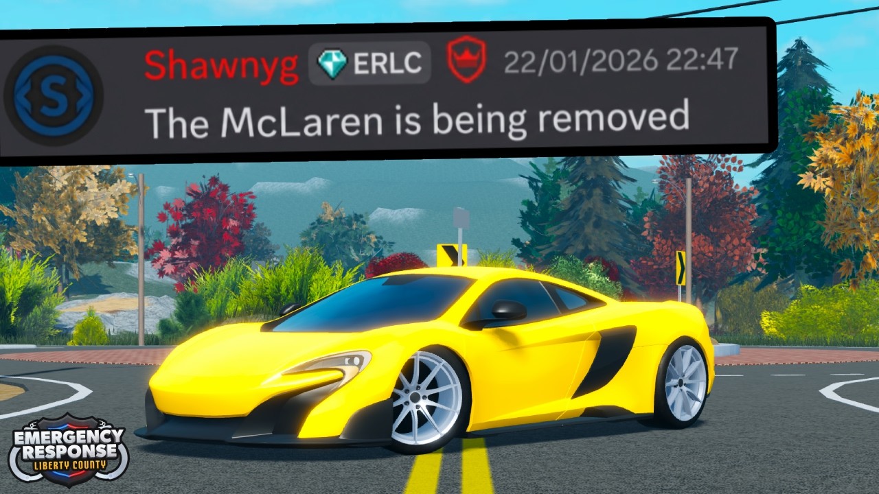 ERLC убирает автомобили...