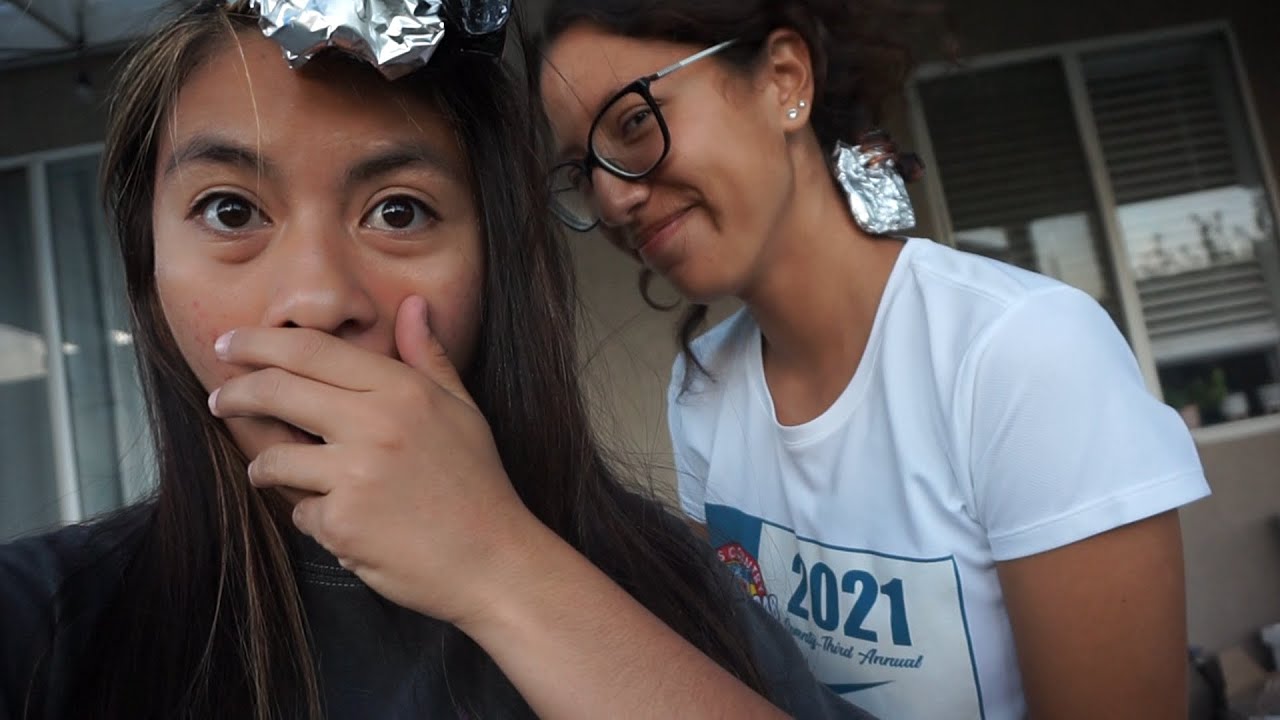 sooo we decided to dye our hair...