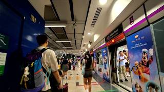Harbourfront Mrt Station Ne1Cc29 Paid Transfer Link Walk From Nel Platforms To Ccl Platforms