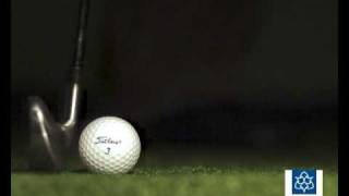 Golf impacts - Slow motion video