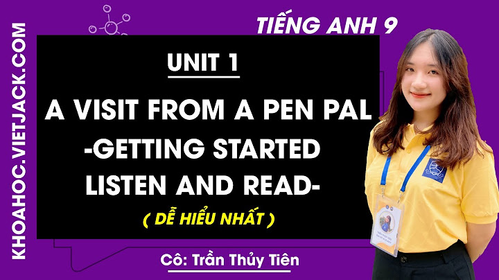 Soạn tiếng anh lớp 9 unit 1 getting started