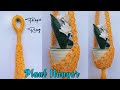 Macrame Plant Hanger Chain Motif ||  Gantungan Pot Dari Tali Kur Tanpa Ring