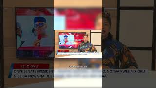 Senate President Godswill Akpabio promised workers improved wages  #nigerianews #breakingnews #tinub