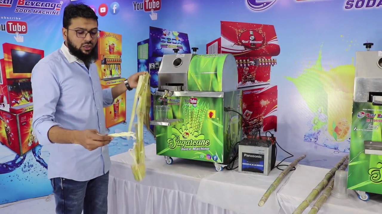 ss soda sugarcane machine price
