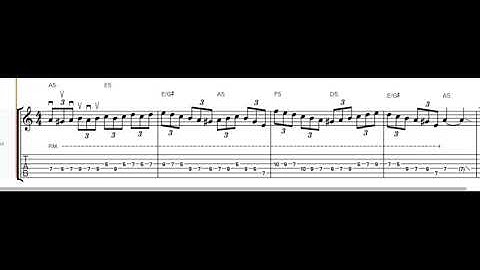 Backing track Alternate picking