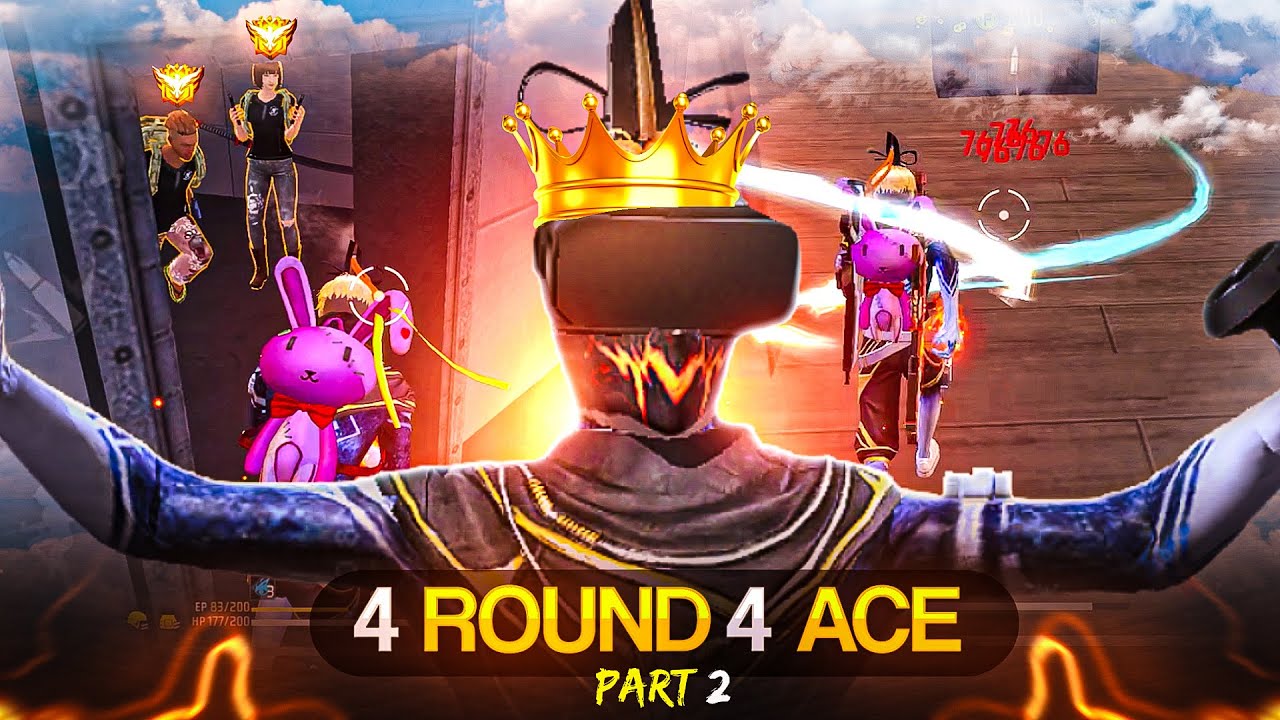 CS Ranked Full Gameplay 🔥😱 4 ROUND ACE ? 💀 PART TWO 😈 Garena Free Fire ...