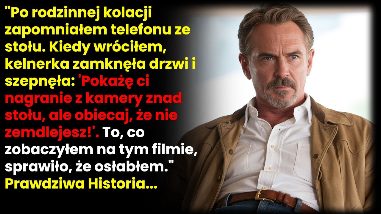 Siedziałem naprzeciwko mojego syna, gdy kelnerka szepnęła mi do ucha: „Bądź cicho. Pokażę ci nagranie z kamery nad twoim stolikiem”. Na ekranie zobaczyłem, jak mój własny syn wlewa coś do mojej...