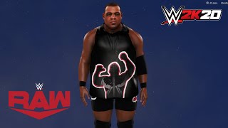 WWE 2K20 | Keith Lee Updated RAW Attire Mode Tutorial | Entrance,Finisher,Victory