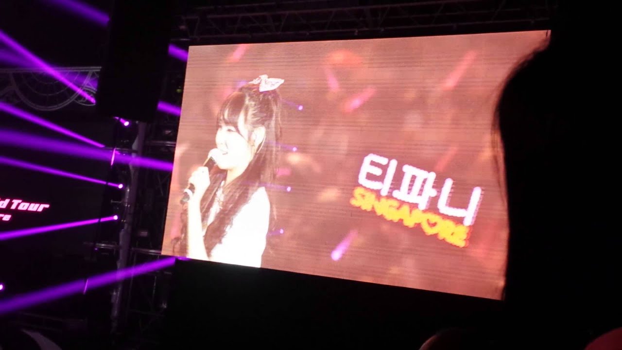 [Fancam] 131012 Girls Generation SNSD World Tour Singapore Fan Event Pink Ocean