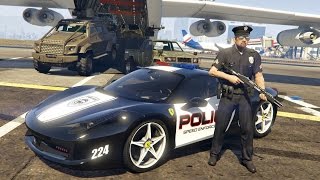 GTA 5 Mods  PLAY AS A COP MOD!! GTA 5 Police Ferrari 458 Patrol Mod Gameplay! (GTA 5 Mods Gameplay)