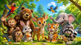 Animal Sounds for Kids: Rabbit, Goose, Elephant, Bear |Cute Animal Sounds for Toddler
