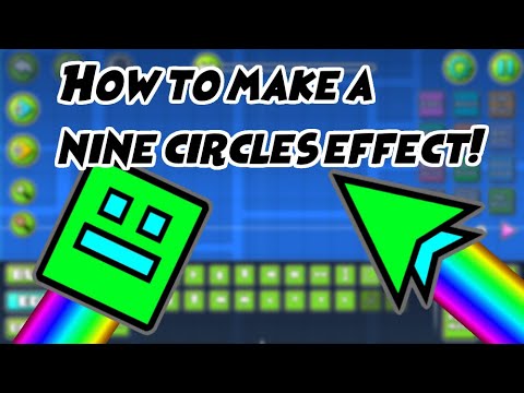 Geometry Dash Tutorial How To Make A Nine Circles Wave Effect Youtube
