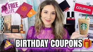 BIRTHDAY COUPONS AND FREE GIFTS YOU GET ON YOUR BIRTHDAY - YouTube