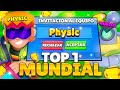 ¡EL TOP 1 del MUNDO me INVITO a PUSHEAR! @Physic02| BRAWL STARS