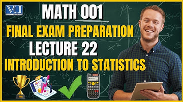 Introduction to Statistics | MATH001 Final Term Preparation | Zero Semester Virtual University Pak