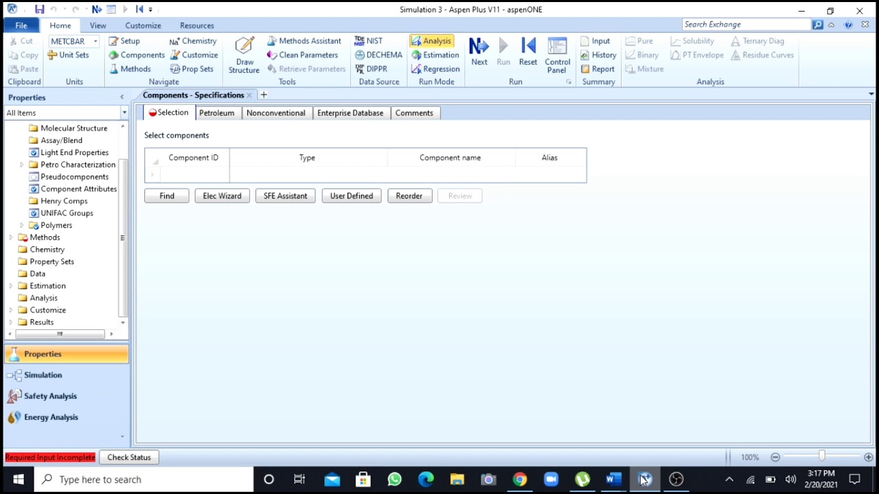 Aspen Plus Txy , Pxy and yx vapor liquid equilibrium (VLE) diagrams