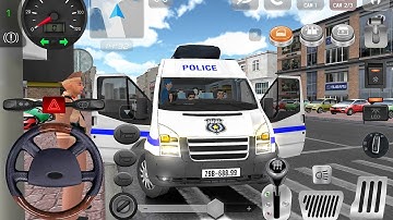 Real Ford Transit Games - Real MiniBus Police Driving Game - Minibus Simulator - Android Gameplay