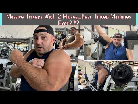 Massive Triceps With 2 Moves...2 BEST Tricep Machines Ever???