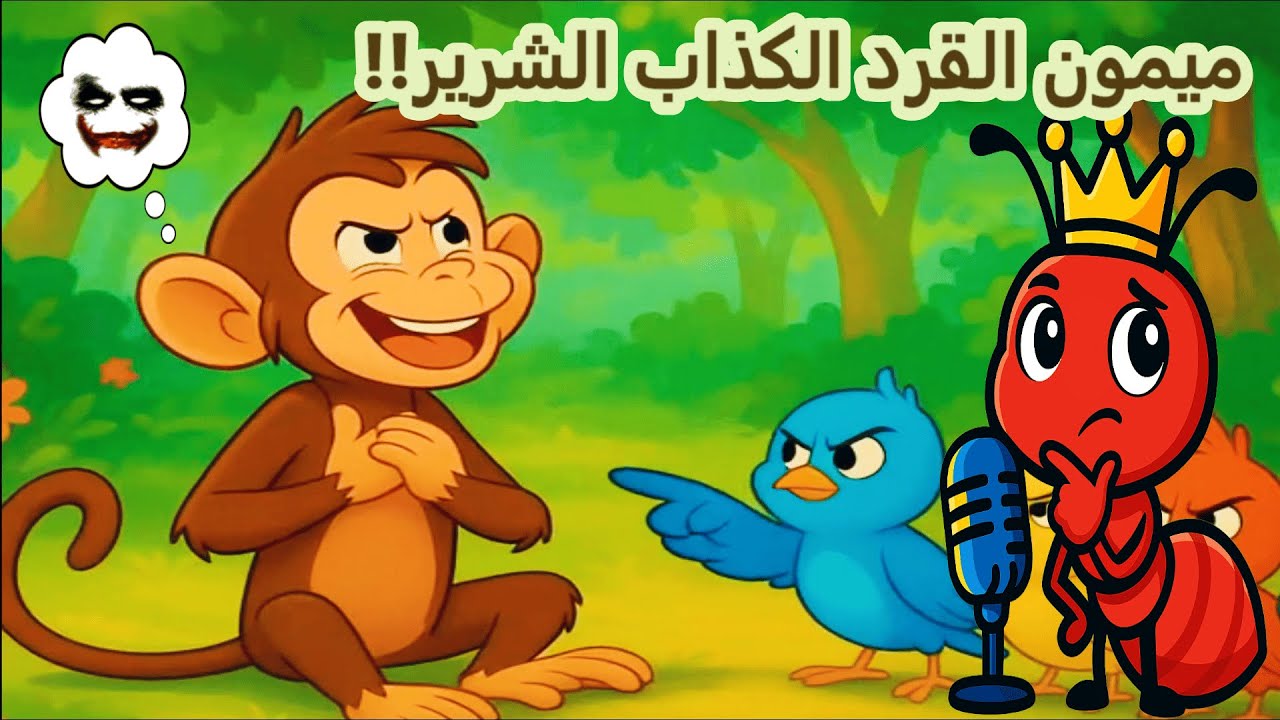 القرد ميمون الكذاب الشرير | قصة ومغامرات القرد مع الحيوانات في الغابة ...