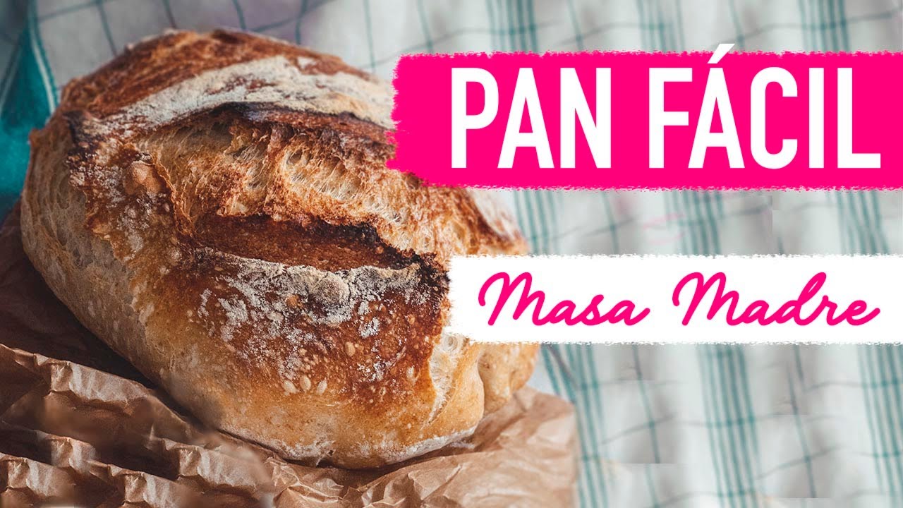 Cómo hacer PAN de masa madre FÁCIL 🥖 Paso a paso
