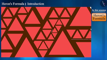 Class 9 maths chapter 12 - "Heron