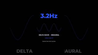 When to Use 3.2Hz Binaural for Sleep #Shorts | [Delta 3.2Hz 01]